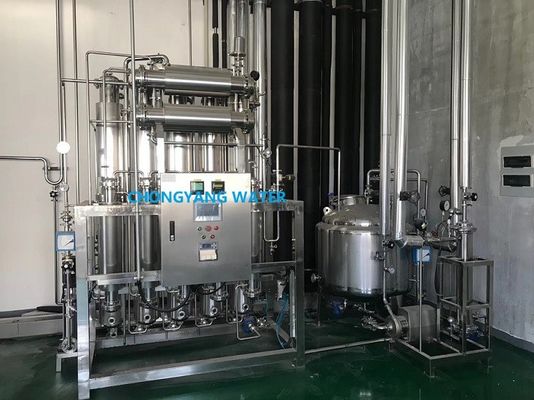 6 つの効果の注入水機械製薬産業のための自動大型水蒸留器