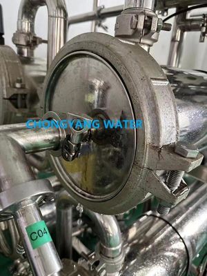 4 インチ エンド クランプ ステンレス鋼 RO 膜ハウジング 膜 ステンレス鋼圧力容器