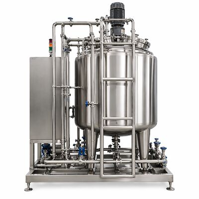 バイオ医薬品溶液調製システム 1000L SS316L容器付き (GMP規格、タッチスクリーン制御)