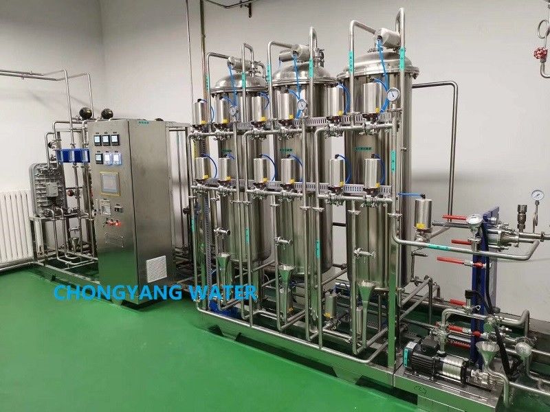 製薬産業におけるEDI WFIの製薬水システムのステンレス鋼304 316の水処理システム
